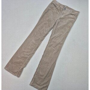 Ann Taylor Loft Women's Khaki Corduroy Boot Cut Curvy Stretch Pants Sz 10 30/31